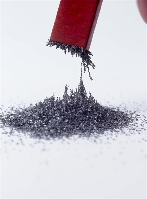 Iron Filings With A Magnet Photograph by Andrew Lambert Photography