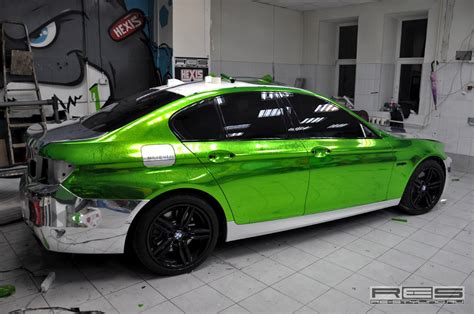 chrome green Re-Styling BMW 550i