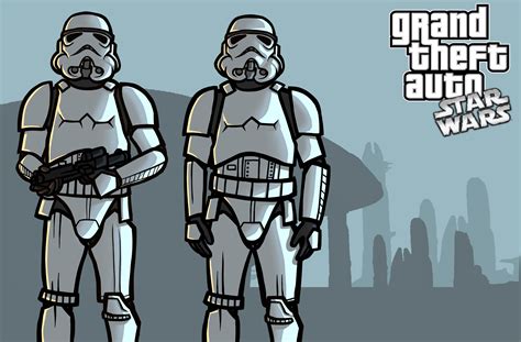 GTA: Star Wars - Stormtroopers by SmacksArt on DeviantArt