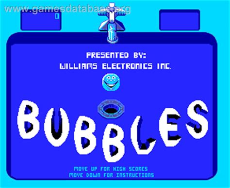 Bubbles - Arcade - Artwork - Title Screen