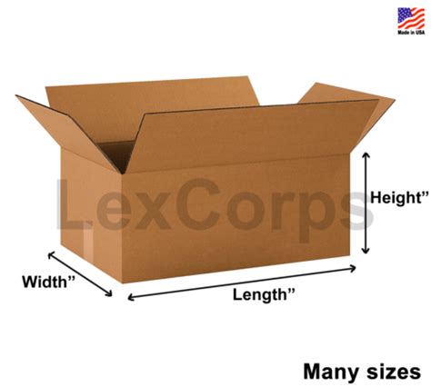 Buy 25 SHIPPING BOXES - Many Sizes Available - Choose L x W x H Online in India. 232058243183