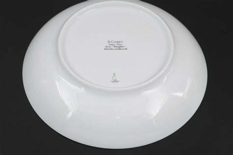 Jean-Louis Coquet Satin White Hemisphere Form Porcelain Plates and ...