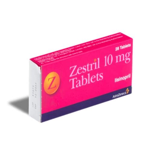 Zestril 10mg Tablets - Lisinopril, 28 Tablets - Asset Pharmacy