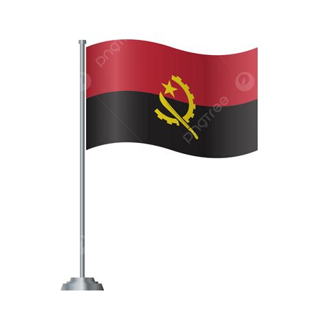 Bandeira De Angola Png Angola Bandeira Dia De Angola Imagem Png E ...