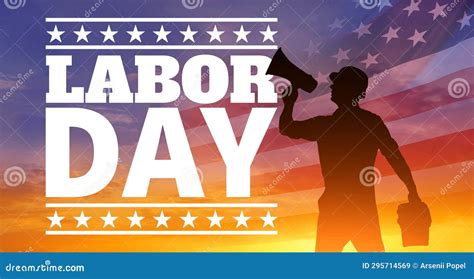 Labor Day Background . USA National Holiday Stock Image - Image of blue ...