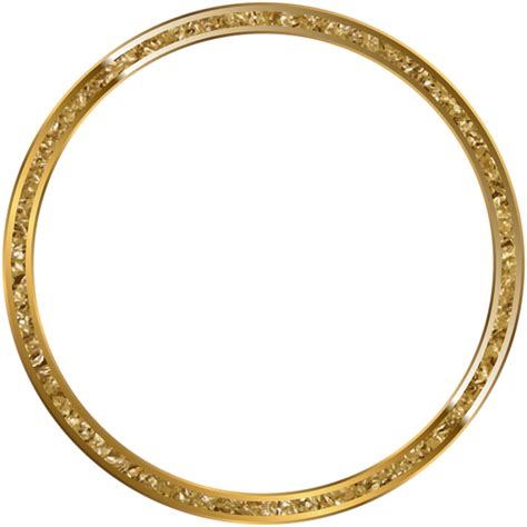 Round Border Frame Gold Transparent Png Clip Art Bingkai Bingkai ...