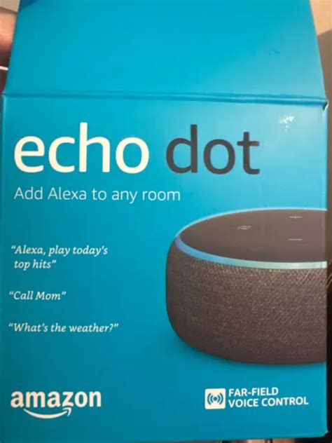 AMAZON ECHO DOT (3rd Generation) Smart Speaker with Alexa - white $10.00 - PicClick