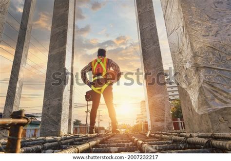 Construction Worker Wearing Safety Work High Stock Photo 2007232217 ...