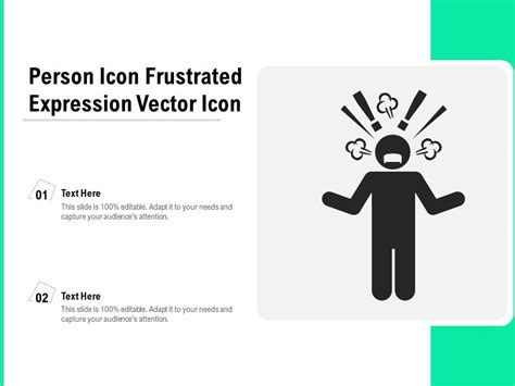 Person Icon Frustrated Expression Vector Icon Ppt PowerPoint Presentation Portfolio Template PDF