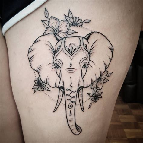 Elefante Hindu Significado Tatuaje / Hindu Styled Elephant Tat On The ...