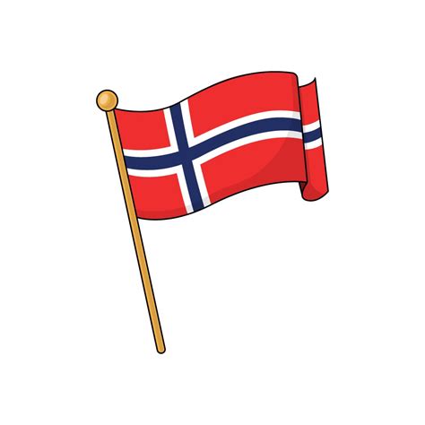 Flag of Norway Royalty Free Stock SVG Vector and Clip Art