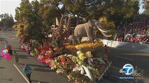 Rose Parade floats on display in Pasadena for limited time - ABC7 Los ...