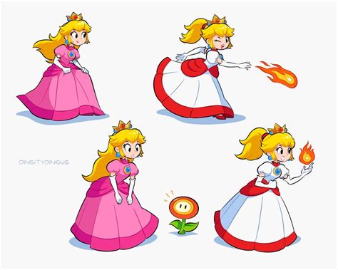 Super Mario 3d World Princess Peach Fire Flower