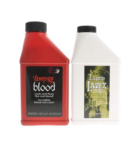 Amazon.com : Fake Blood Liquid Latex Combo Kit : Beauty