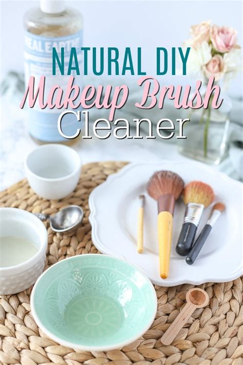 Natural DIY Makeup Brush Cleaner - A Blossoming Life