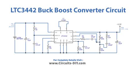 LTC3442 Buck Boost Converter Circuit