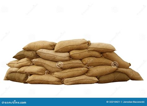 Sandbags stock image. Image of sack, objects, defence - 32210421