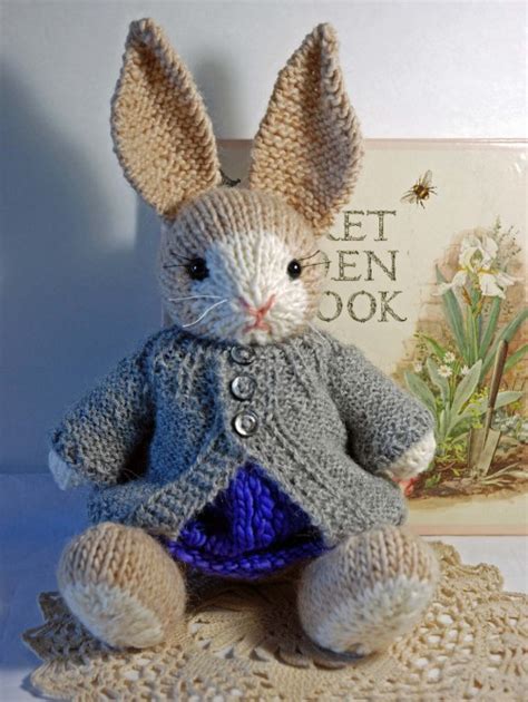 Beautiful Skills - Crochet Knitting Quilting : Francis the Easter Bunny - knitting Pattern