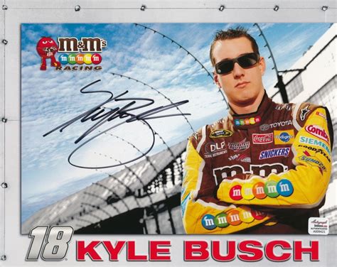 Kyle Busch Signed 8x10 2009 NASCAR Hero Card (AR COA) | Pristine Auction