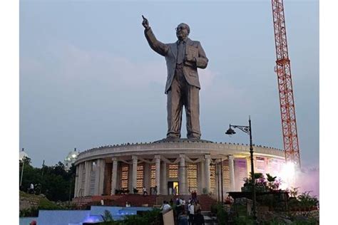 Ambedkar's 125-feet statue unveiled in Hyderabad - Telugu360