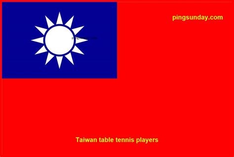 Taiwan national table tennis players - PingSunday