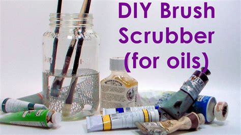 A better brush cleaner for oils {YOU can make!} | Oil paint brushes, Cleaning paint brushes, Oils