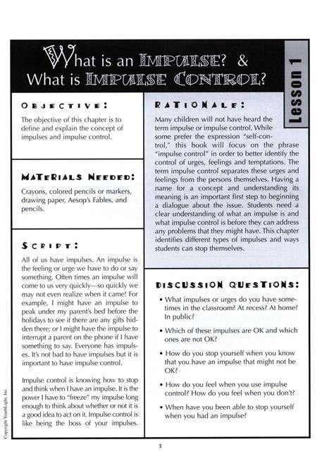 Quiz & Worksheet - What Is Self-Control? | Study | Free Printable Self ...