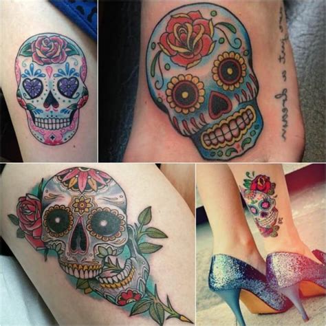 Mexican Sugar Skull Tattoos - Calavera Ink Ideas - Day of the Dead