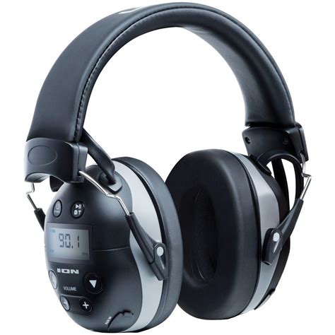 Ion Tough Sounds 2 All-Weather Hearing Protection Headphones with AM/FM Radio, Bluetooth and ...