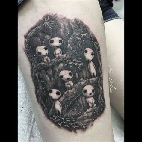 Kodama From Princess Mononoke ♡ | Studio ghibli tattoo, Ghibli tattoo, Tattoos