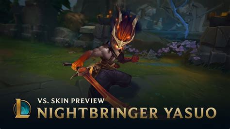 Nightbringer Yasuo | VS. Skin Preview - League of Legends | Tryhard.cz