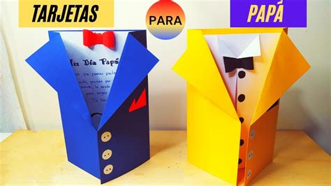 DIY/Tarjeta para el día del padre/ detalles para papá de cartulina.#amoapapá #felizdíapapá - YouTube