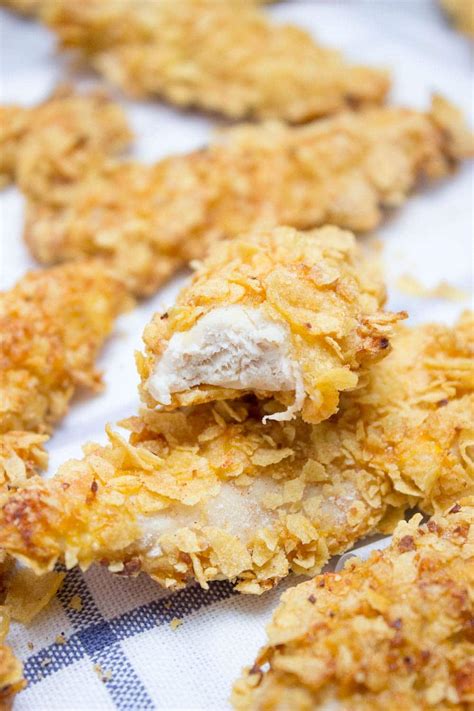 crispy chicken strips recipe corn flakes