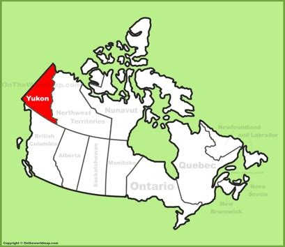 Yukon Map | Canada | Detailed Maps of Yukon Territory