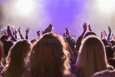 Audience at Concert at Nightclub Stock Photo - Image of event ...