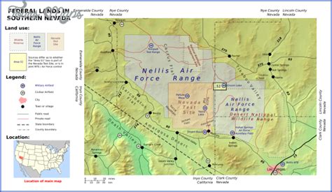 Nellis Air Force Base Map - ToursMaps.com