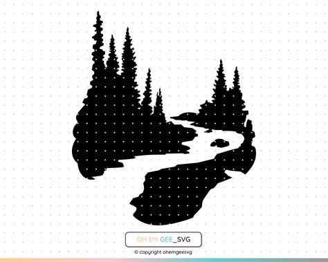 River Svg Nature Scene Png River Scene Clipart Landscape - Etsy Canada