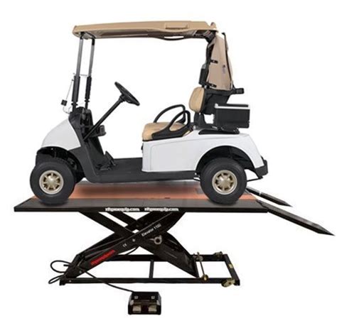 Golf Cart Lift Table with Side Extensions | NHProEquip.com