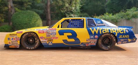 Toys & Hobbies Models & Kits NASCAR DECAL # 3 WRANGLER 1985-1987 MONTE ...