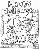 transmissionpress 4 Picture Of Happy Halloween Coloring Pages For Kids sketch template