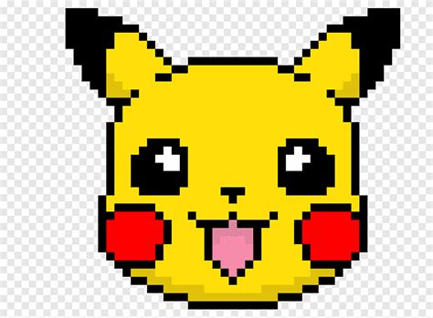 Pok Mon Pikachu Pixel Art Dibujo Pikachu Videojuego Smiley Png Pngegg ...