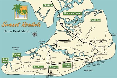 Printable Map Of Hilton Head Island