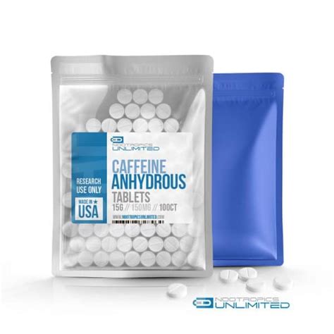 Caffeine Anhydrous Tablets - Nootropics Unlimited