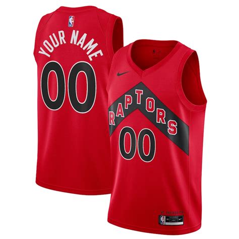 Men's Nike Red Toronto Raptors - Swingman Custom Jersey - Icon Edition