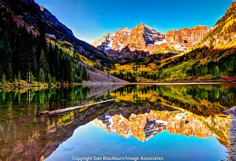 Maroon Bells Reflected in Maroon Lake at Sunrise | danblackburn ...