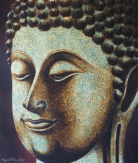 Buddha Face Painting For Sale Online | RoyalThaiArt.com‎