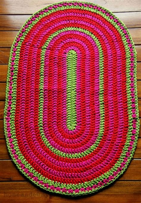 8 Free Crochet Oval Rug Pattern | How To Crochet An Oval