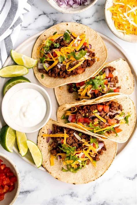 Mexican Ground Beef Tacos - Ahead of Thyme