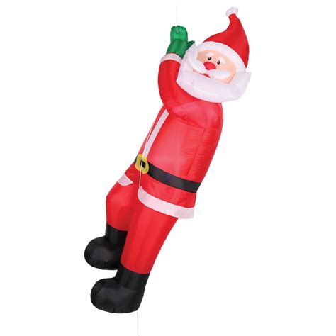 6' Climbing Santa Animated Christmas Inflatables