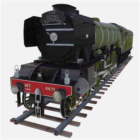 Locomotive flying scotsman 3D model - TurboSquid 1302880